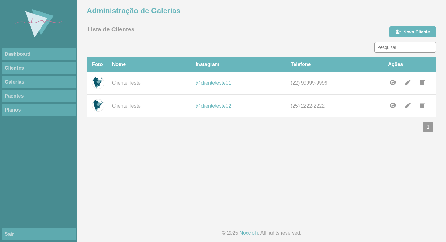   Lista de Clientes