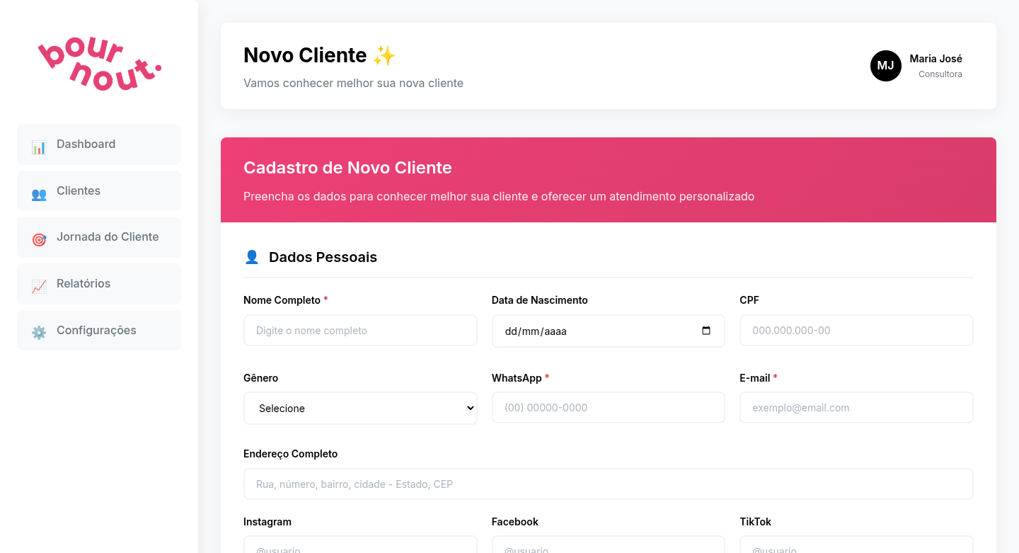   Cadastro de Cliente