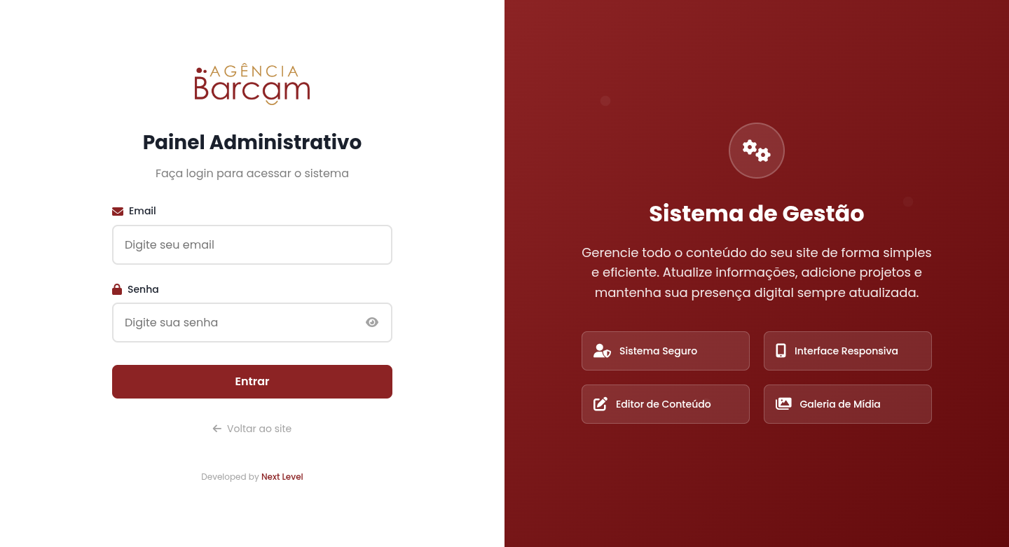   Página de Login